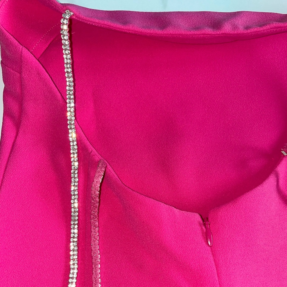 Revolve NBD Hollywood & Vine Mini Fuchsia Pink Embellished Dress - Picture 10 of 15